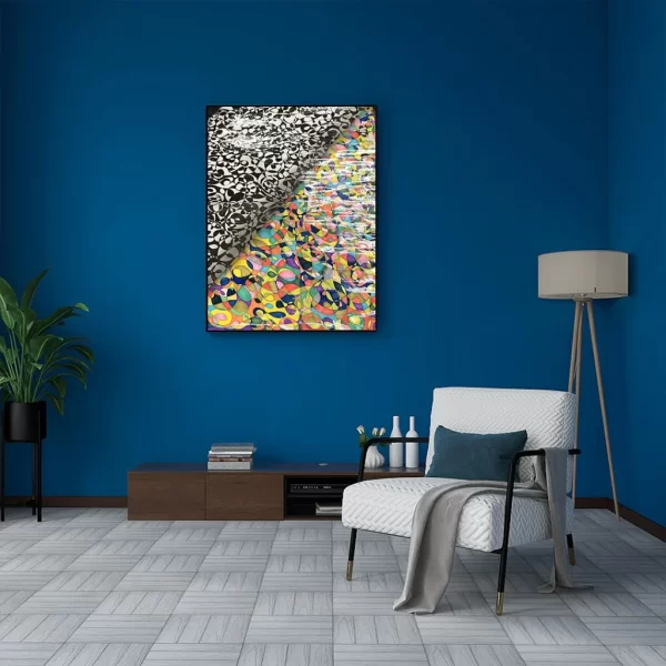 Color blocks Canvas Painting