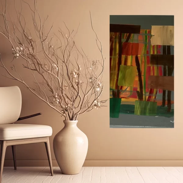 Color blocks Canvas Painting